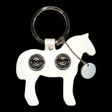 Load image into Gallery viewer, Designer Door Chimes - Draft Horse: Black / Brass