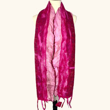 Load image into Gallery viewer, Sari Collage Scarf: Light Gray