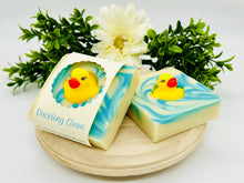 Load image into Gallery viewer, Duckling Clean Handmade Soap Bar for Kids NATURAL VEGAN: Eucalyptus