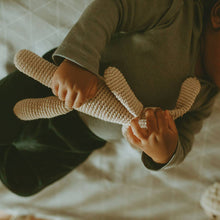 Load image into Gallery viewer, My First Bunny – Organic Baby Rattle: Natural
