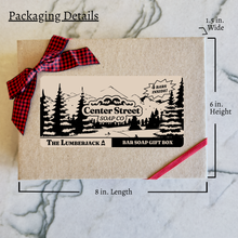 Load image into Gallery viewer, The Lumberjack Men's Christmas Gift Box- 16oz Handmade Soaps
