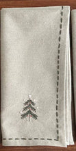 Load image into Gallery viewer, Napkins Embroidered Holiday SET OF 4
