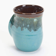 Load image into Gallery viewer, The Original Handwarmer Mug: Sandy Beach / Right Hand
