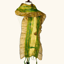 Load image into Gallery viewer, Sari Collage Scarf: Light Gray
