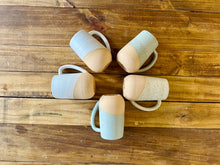 Load image into Gallery viewer, Handmade Tall Round-Bottom Mug - : Speckled mint
