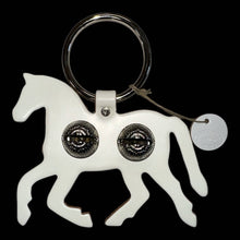 Load image into Gallery viewer, Designer Door Chimes - Trotting Horse: Dark Brown / Brass
