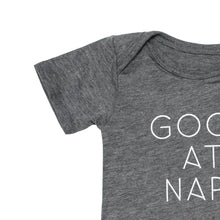 Load image into Gallery viewer, Baby Onesie - Good At Naps: 12 mos
