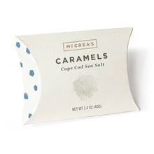 Load image into Gallery viewer, Caramels Pillow Box - Cape Cod Sea Salt, Case of 6
