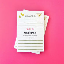 Load image into Gallery viewer, A Tini Bit To Do Notepad | Martini Notepad | 4"x6" Notepad
