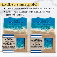Load image into Gallery viewer, Beach Haven Customizable Summer Handmade Bar Soap - 4oz
