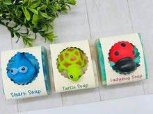 Load image into Gallery viewer, Ladybug Handmade Soap Bar for Kids VEGAN COLD PROCESS

