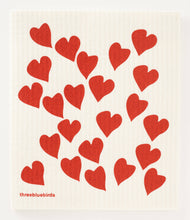 Load image into Gallery viewer, Love Ya on White Swedish Dishcloth

