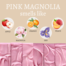 Load image into Gallery viewer, Pink Magnolia Valentine's Handmade Soap Bar - 4oz

