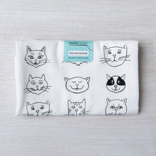 Load image into Gallery viewer, Cat Faces Flour Sack Towel: 1 Towel
