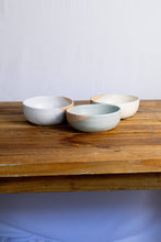 Load image into Gallery viewer, Handmade wide low bowl- ceramic rice bowl : Speckled mint
