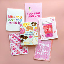 Load image into Gallery viewer, Miss You, Love You Greeting Card | Galentine's Greeting Card
