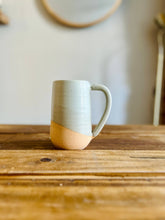 Load image into Gallery viewer, Handmade Tall Round-Bottom Mug - : Speckled mint
