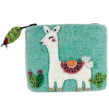 Load image into Gallery viewer, Happy Llama Coin Purse
