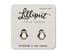 Load image into Gallery viewer, Penguin Earrings // Cute Animal Earrings
