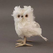 Load image into Gallery viewer, Stuffed Snowy Owl Home Decor
