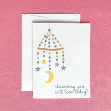 Load image into Gallery viewer, Baby Shower Greeting Card | Showering You With Love Card
