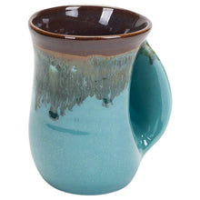 Load image into Gallery viewer, The Original Handwarmer Mug: Sandy Beach / Right Hand
