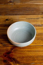 Load image into Gallery viewer, Handmade wide low bowl- ceramic rice bowl : Speckled mint

