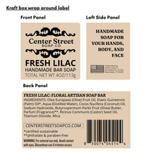 Load image into Gallery viewer, Fresh Lilac Spring Handmade Soap Bar - 4oz
