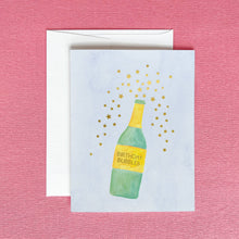 Load image into Gallery viewer, Birthday Bubbles Greeting Card | Champagne Birthday Card
