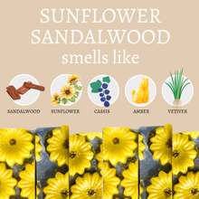 Load image into Gallery viewer, Sunflower Sandalwood Fall Handmade Bar Soap- 4oz
