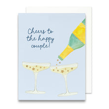 Load image into Gallery viewer, Cheers to the Happy Couple Wedding Greeting Card
