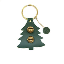 Load image into Gallery viewer, Designer Door Chimes - Tree: Green / Brass
