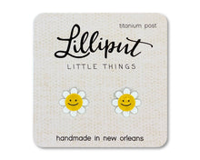 Load image into Gallery viewer, Happy Daisy Earrings // Smiling Daisy Earrings

