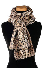 Load image into Gallery viewer, Classic Scarf: Rosebud in Brown / Faux Fur 100% Polyester / Classic Scarf
