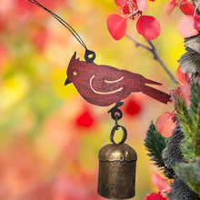 Load image into Gallery viewer, Cardinal ornament Wind Chime cute gifts impulse buy Winter
