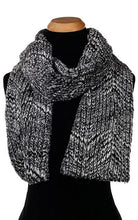 Load image into Gallery viewer, Classic Scarf: Rosebud in Brown / Faux Fur 100% Polyester / Classic Scarf

