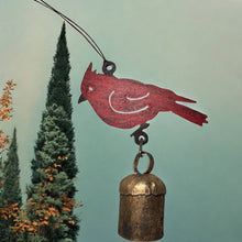 Load image into Gallery viewer, Cardinal ornament Wind Chime cute gifts impulse buy Winter
