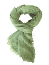 Load image into Gallery viewer, Boho Scarf - Pea

