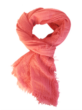 Load image into Gallery viewer, Boho Scarf - Salmon
