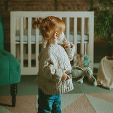 Load image into Gallery viewer, My First Bunny – Organic Baby Rattle: Natural

