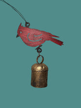 Load image into Gallery viewer, Cardinal ornament Wind Chime cute gifts impulse buy Winter
