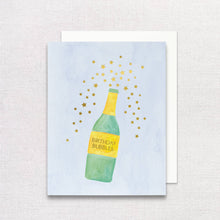 Load image into Gallery viewer, Birthday Bubbles Greeting Card | Champagne Birthday Card
