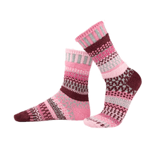 Load image into Gallery viewer, Alpenrose Crew Socks I Gives Back to Breast Cancer Survivors: Small (Women 6 - 8 / Men 5 - 7)
