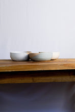 Load image into Gallery viewer, Handmade wide low bowl- ceramic rice bowl : Speckled mint
