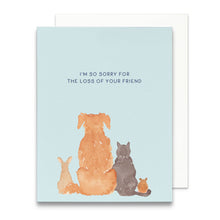 Load image into Gallery viewer, Pet Sympathy Greeting Card | Pet Loss Greeting Card
