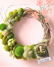 Load image into Gallery viewer, Create a Lush Moss Springtime Wreath by Elissa

