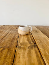 Load image into Gallery viewer, Handmade Criss-Cross Espresso Mug/Tea Cup: Buff mint

