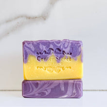 Load image into Gallery viewer, Lavender and Lemongrass Vegan Handmade Soap Bar - 4oz

