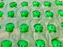 Load image into Gallery viewer, Froggy Handmade Soap Bar for Kids NATURAL VEGAN COLD PROCESS: Lemongrass
