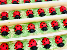 Load image into Gallery viewer, Ladybug Handmade Soap Bar for Kids VEGAN COLD PROCESS
